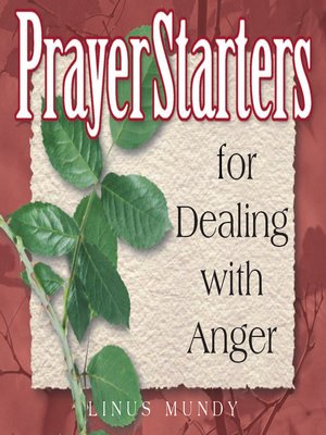 cover image of PrayerStarters for Dealing with Anger